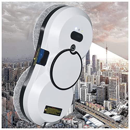 ATRNA Robotique de Nettoyage de Verre, Pulvérisation d'eau Automatique, Robot Laveur de Vitre Automatique Laver Tous Types de Surfaces-White