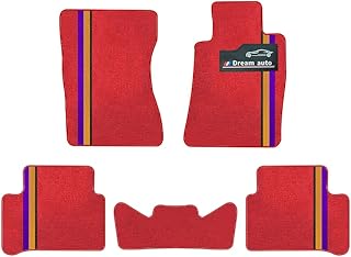 チェニス フロアマットに適合 ベンツ EクラスW211 2002-2010 カーマット 防水 汚れ防止車保護パッド滑り止め 赤