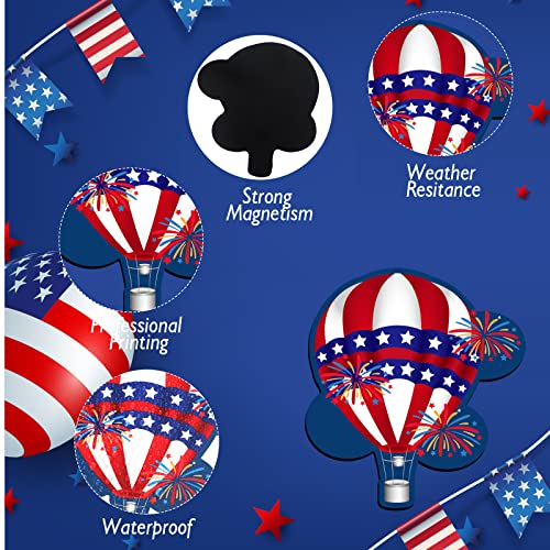 24 Pieces Patriotic Refrigerator Magnets 4Th Of July Gnome Magnets Usa Flag Independence Day Decorative Car Fridge Magnetic Stickers Memorial Day Magnets Decorations For Metal Door Mailbox Car Decor #TOP2