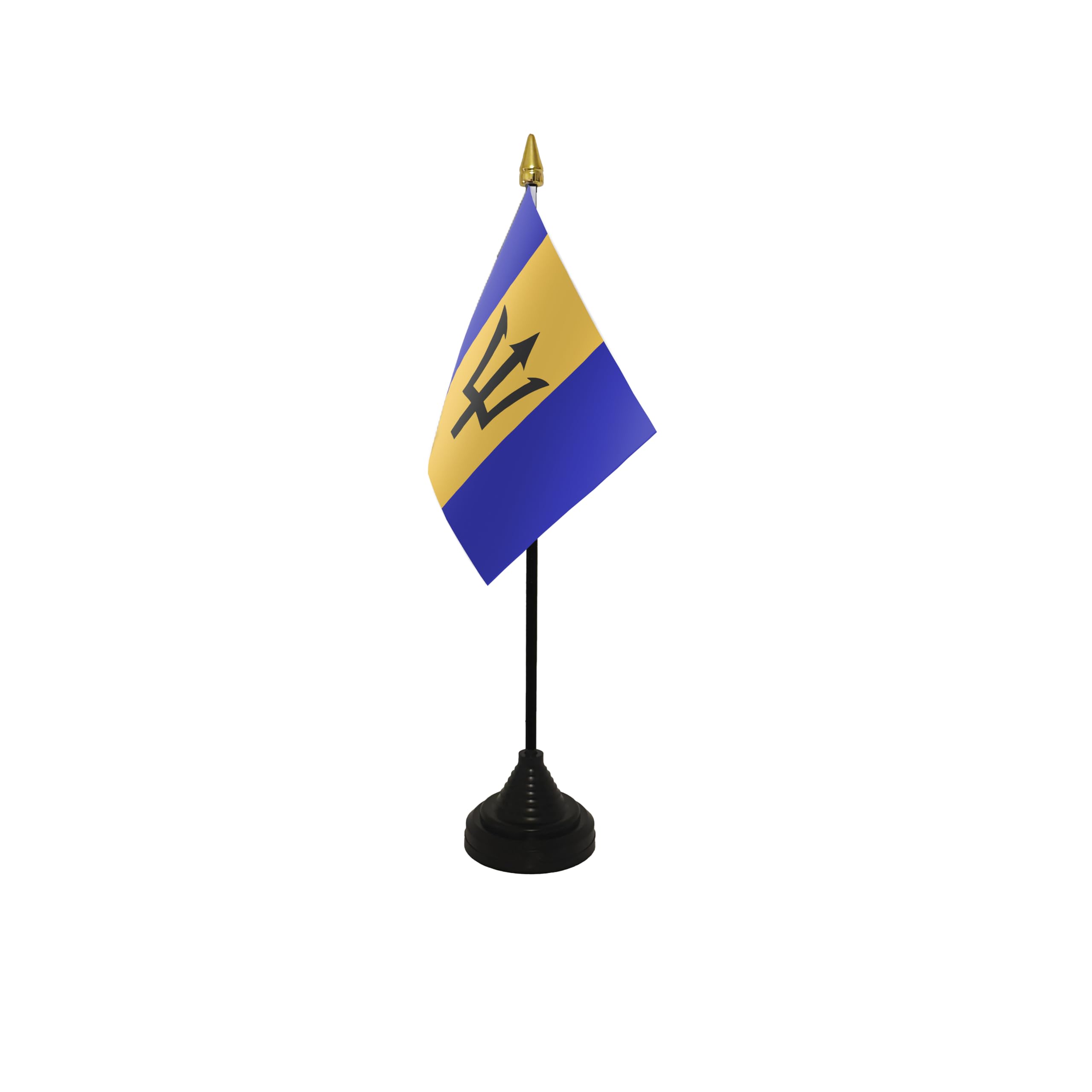 Flagtex Barbados Small Table Flag With Black Base