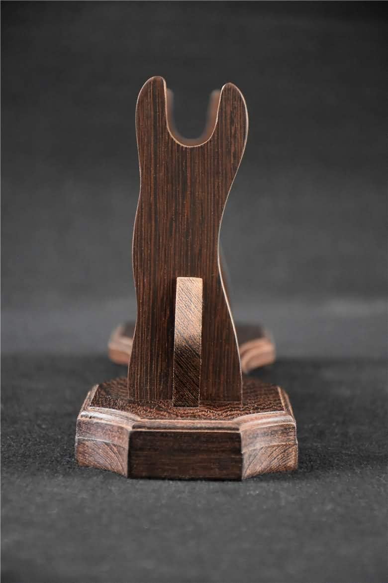 Rosewood Samurai Sword Katana Holder Stand Tanto Display Rack Base Bracket Quality