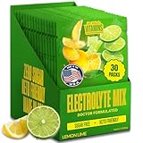 Electrolyte Mix Super Hydration Formula + Trace Minerals | NEW! Lemon-Lime Flavor (30 powder packets) Sports Drink Mix | Dr. Price's Vitamins | No Sugar, Non-GMO, Gluten Free & Vegan