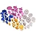 PDR Puller Tabs Wcaro 44pcs Automotive Paintless Dent Repair Tools Glue Pulling Tabs Car Body Dent Remover Tool Glue Puller Sets Tabs