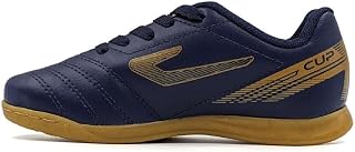 Chuteira Futsal Infantil Topper Cup VI Preto/Prata