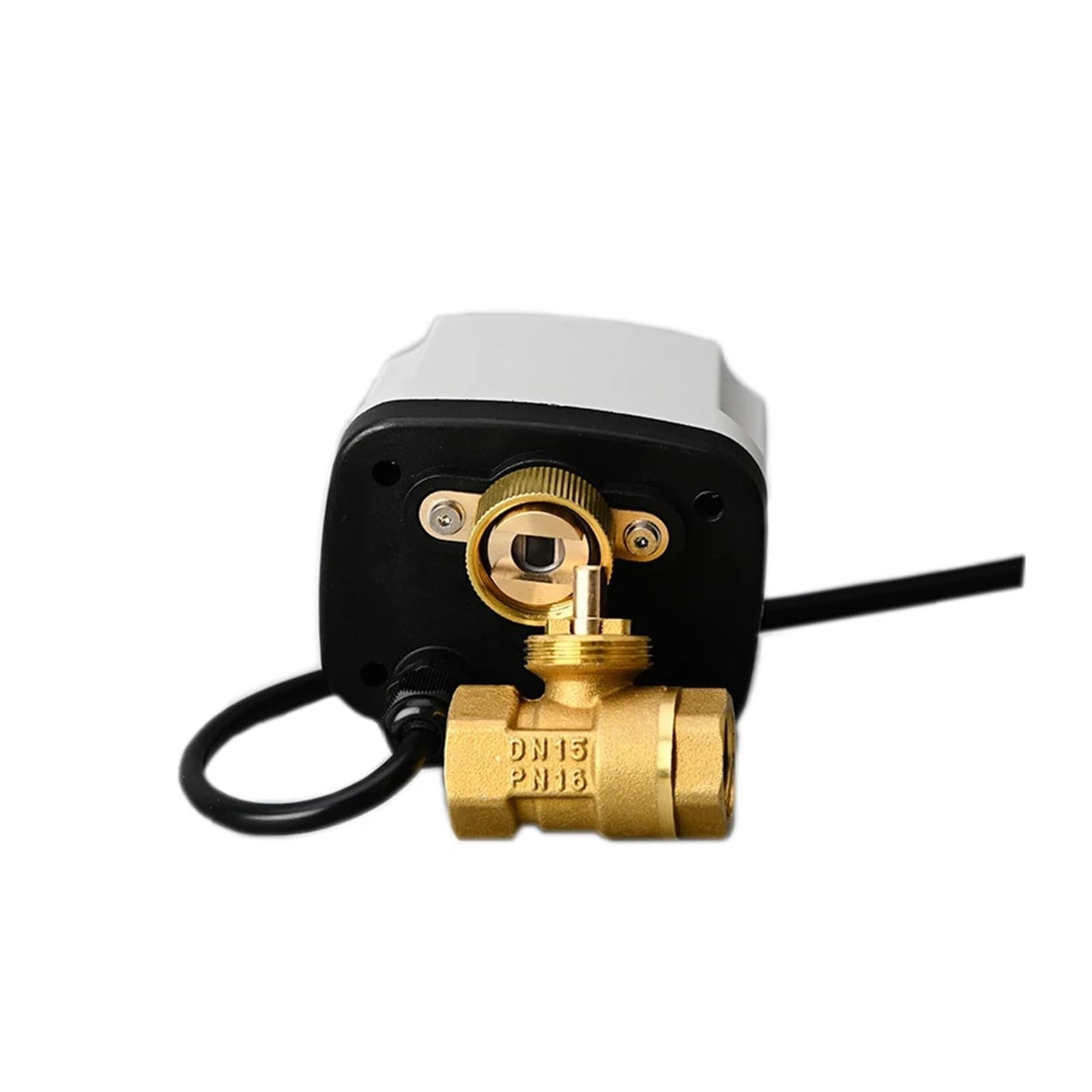 Válvula de bola eléctrica 1 unidad 1/2 "3/4" 1 "2" IP65 válvula de bola motorizada a prueba de agua 3 cables 2 Control latón eléctrico Motor de Metal de gran torsión(1",220VAC_CR04)