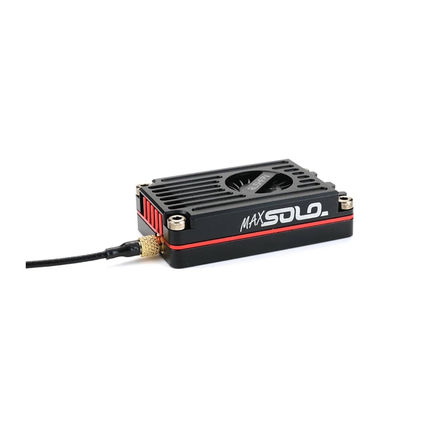 RUSHFPV RUSH MAX SOLO 5,8 GHz 2,5 W VTX 5,8G Obudowa CNC ze zintegrowanym wentylatorem chłodzącym, kompatybilna z dronem wyścigowym RC FPV Freestyle dalekiego zasięgu
