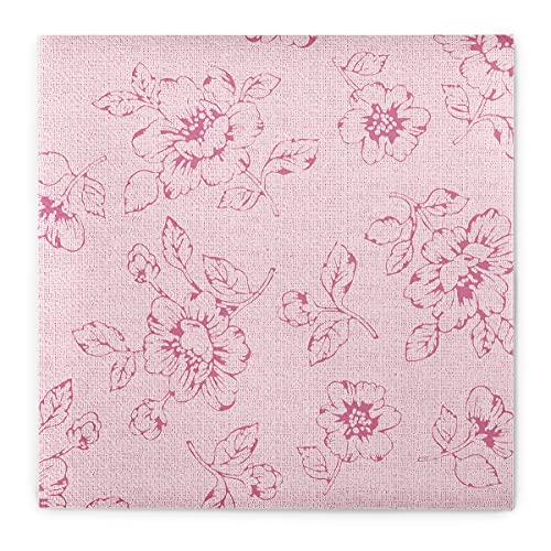 Mank Servietten aus stoffähnlichem Spanlin Bio 40 x 40 cm | 1/4 Falz Dinner Serviette | 100% biologisch abbaubar | praktische Einmal-Serviette aus Viskose | 30 Stück | Rita (Altrosa)