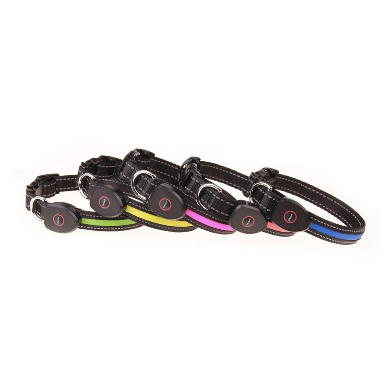 Didiseaon 3 Uds Collar LED para Mascotas Collar Circular LED para Mascotas Iluminado para Perros Intermitente para as Iluminado para Perros