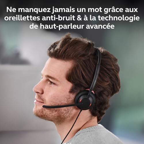 Jabra Engage 50 II UC Mono Micro casque sur oreille filaire USB C USB A certifié UC - vue 5