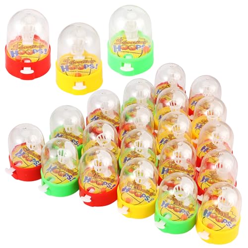 JSMTKJ 20Pcs Mini Baloncesto de Mesa Juego de Disparos, Mini