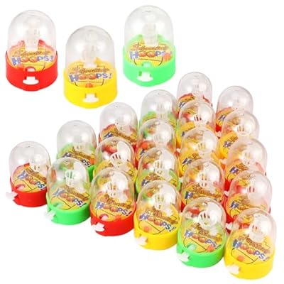 JSMTKJ 20Pcs Mini Baloncesto de Mesa Juego de Disparos, Mini Juguetes de Mano de Juego de Baloncesto para Reducir el Tiempo de Asesinato de Estrés Mini Baloncesto para Niños | Ya disponible en tu tienda friki favorita! En mundofriki.es!