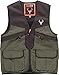 Work Team Chaleco multibolsillos, combinado. HOMBRE Verde Caza/Marron M