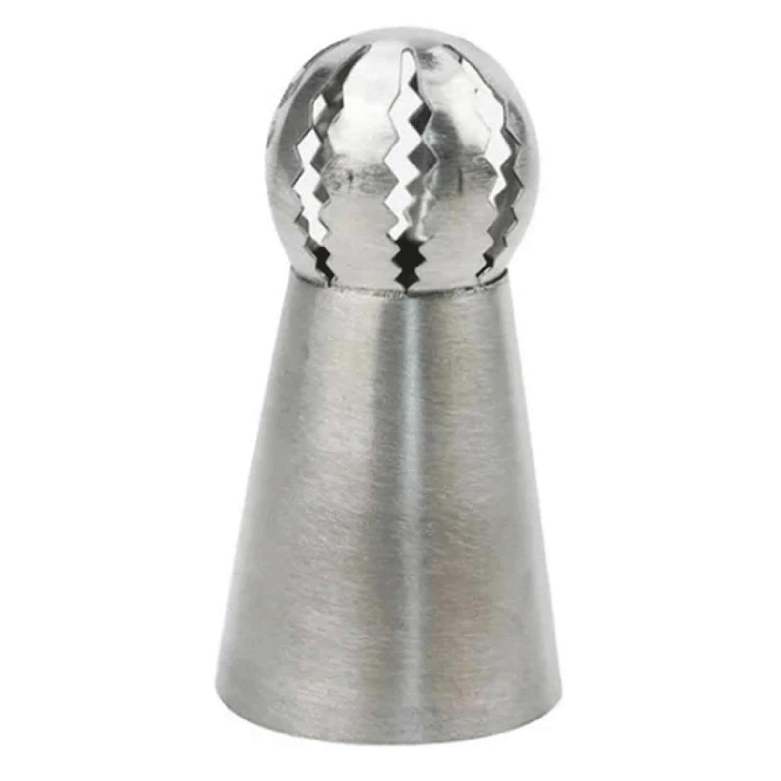 1 boquilla de pastelería de acero inoxidable para glaseado, puntas de decoración de bolas, boquillas de glaseado para glaseado, suministros de puntas de pastelería (C)