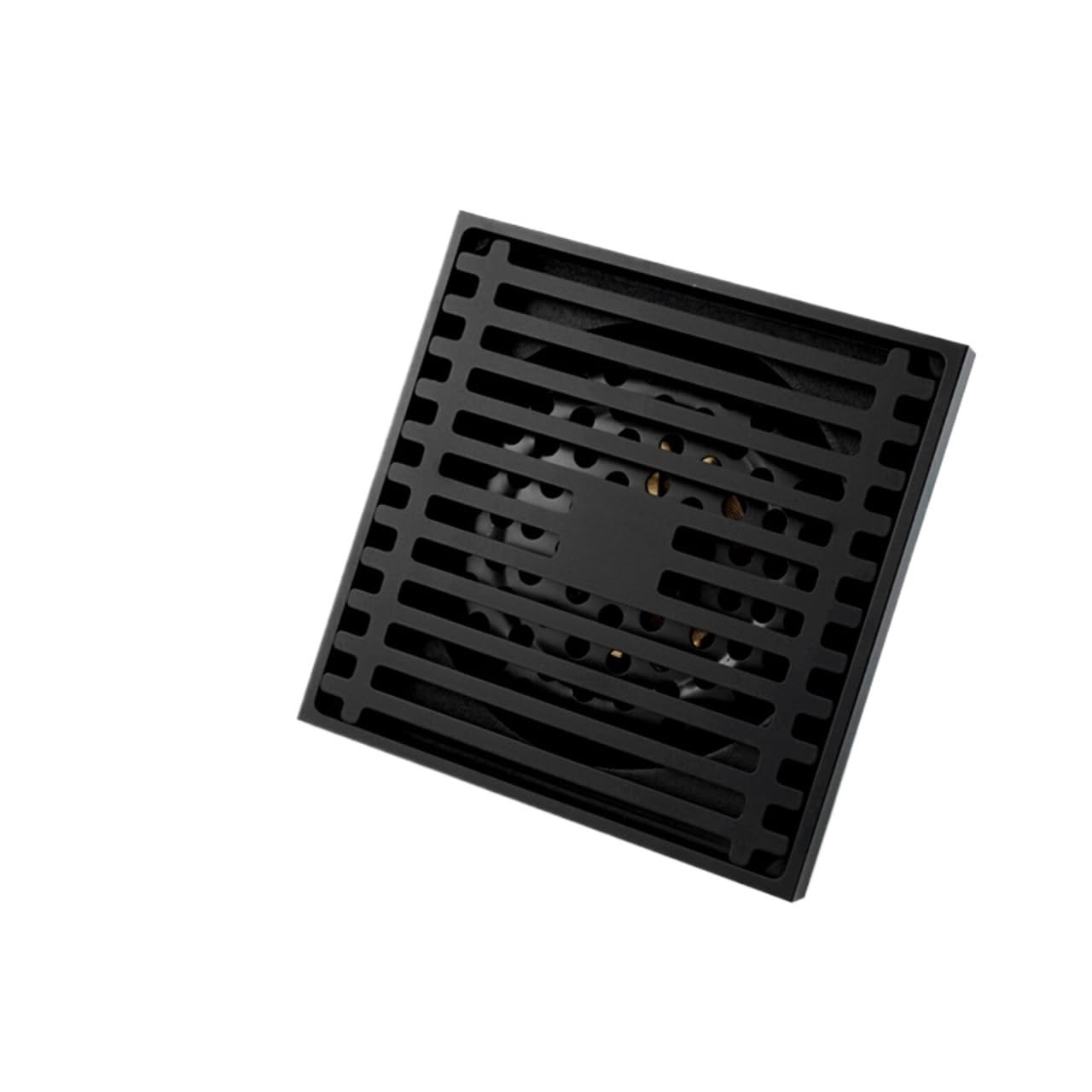Drain Cover 100x100MM Floor Drain Square Toilet Balcony Bathroom Shower Drains(Color 1)
