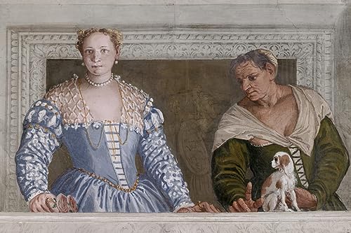Toile murale Veronese Donna Barbaro 60x90cm pour décoration salon