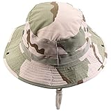 squaregarden Military Camo Fishing Boonie Hat Hunting Bucket Hats