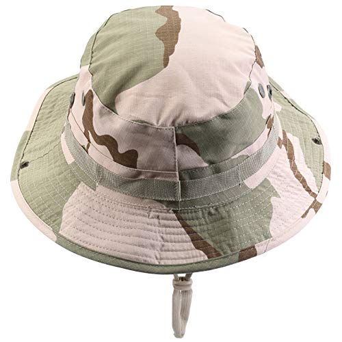 Sportmusies squaregarden Military Camo Fishing Boonie Hat Hunting Bucket Hats