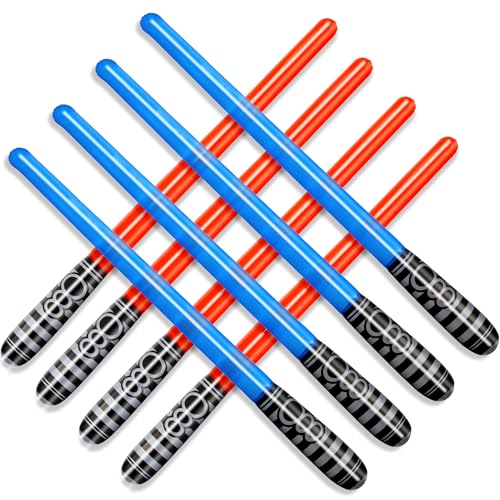 Novelty Place Inflatable Light Saber Sword Toys Set for Kids Party Favors,...