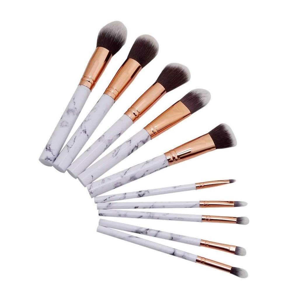 10-teiliges Make-up-Pinsel-Werkzeugset, Kosmetikpinsel, Puder, Lidschatten, Foundation, Rouge, Blending, Beauty, Concealer, Eyeliner, Lippenpinsel
