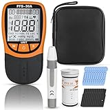 5- in-1 Lipid Test Kits with All-in-One 10ea x Profile 5-in-1 Lipid Test Strips, Cholesterol Test Kits, Cholesterol Tester Meter Kit at Home, Easy to use