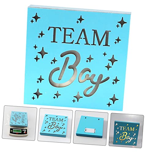 BESPORTBLE 1Pc Enfeites De Chá De Bebê Decoração Neon Lustre Ornamento Mesa De Festa Decoração De Re