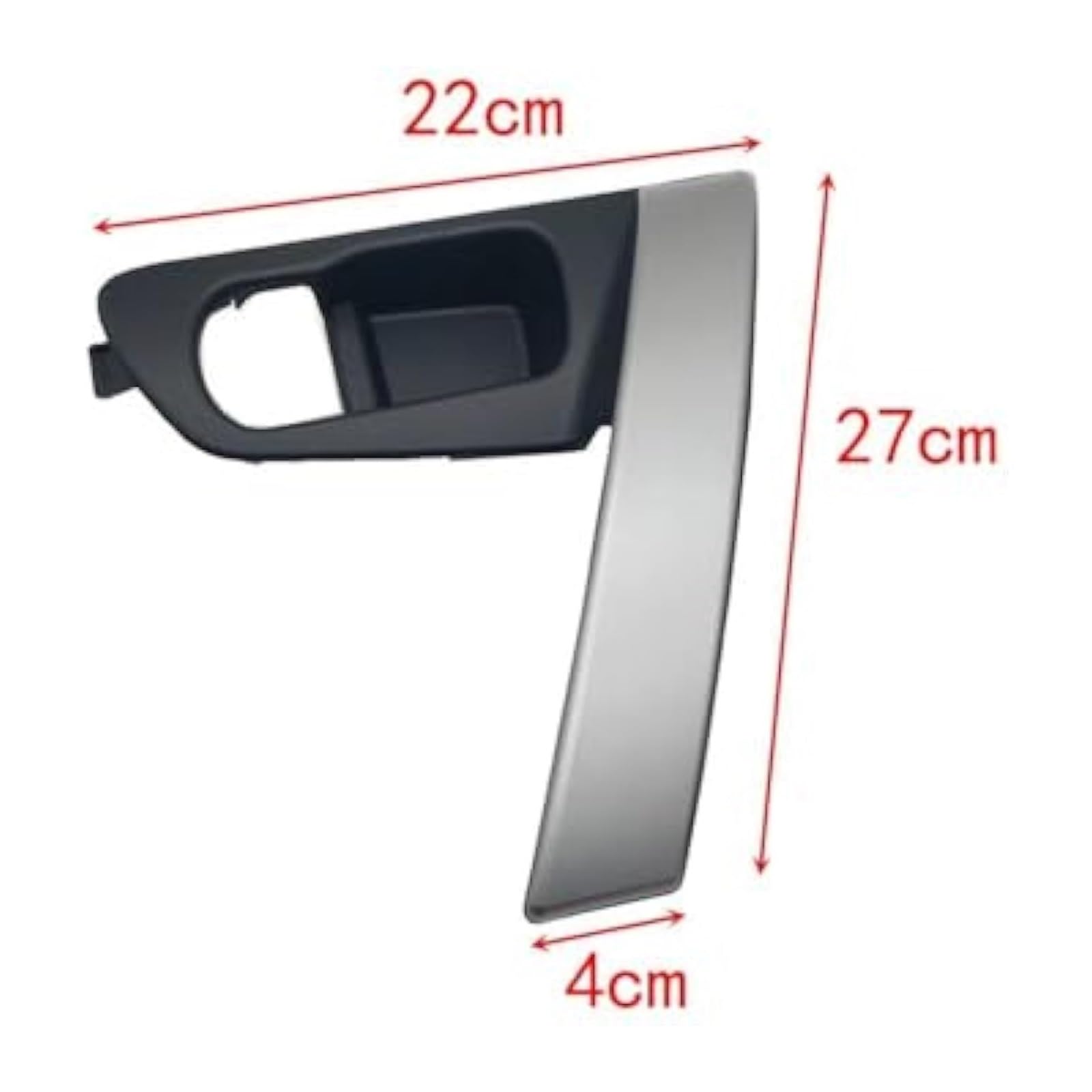Kit 4 Protections De Poignée De Porte Pour Nissan Qashqai J10 (2007-2015) – En Microfibre/cuir, Noir, Beige Ou Avec Ligne Rouge - 5