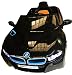 LICENSED BMW I8 CONCEPT BLACK NEW DESIGN 12V TWIN MOTORS KIDS RIDE...