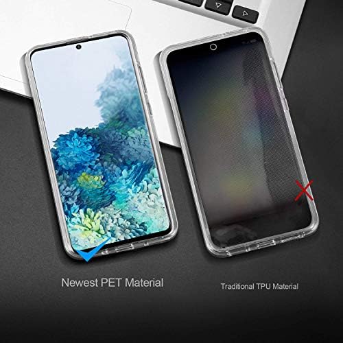 DN-Alive Galaxy S20 Case, [360 Case] [Front And Back Case] [Clear] [Transparent] 360° Full Body Case TPU Bumper Silicone Gel Phone Case For Samsung S20 Case, Samsung Galaxy S20 Case Cover (6.2" Inch)