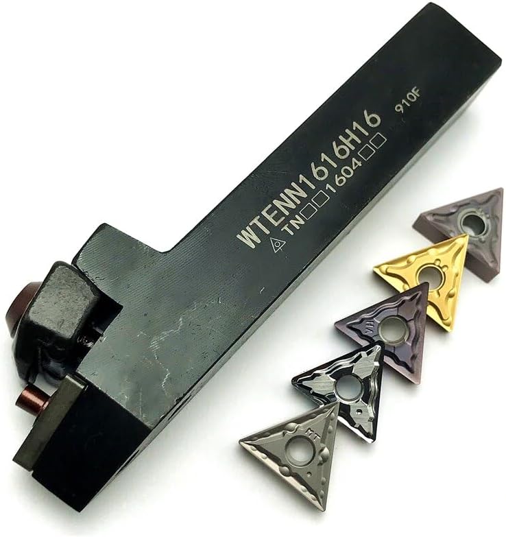 1pc External Tool Holder Set with TNMG Carbide Inserts for Precision Turning(No holder TNMG16402 H01)