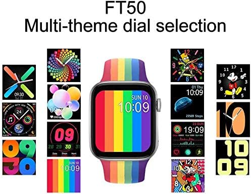 FT50 reloj inteligente de serie 6 Bluetooth llamada de la vigilancia de la  temperatura del cuerpo de la serie 5 Smartwatch pk t500 iwo12 t600 x6 w26  FT30 - AliExpress Productos electrónicos