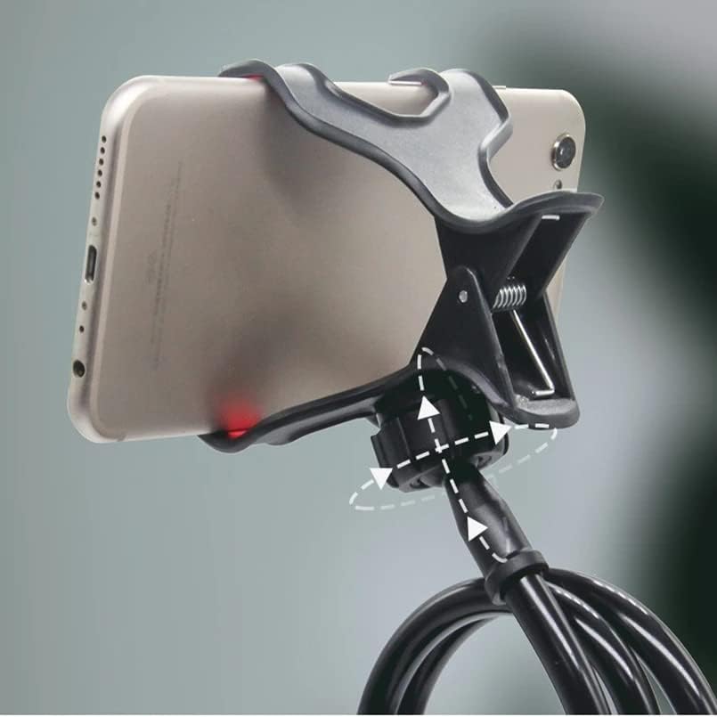 Miniatura 3 de Paquete de 3 abrazaderas de cuello de cisne de repuesto para teléfono, clip universal de montaje de bola de 0.67 pulgadas para manguera flexible de