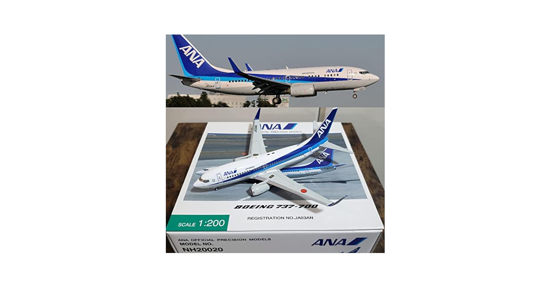 全日空商事Boeing737-700模型セット 全日空商事】ANA B737-700 1/200 ダイキャスト模型｜小さな