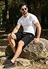 JustSun Mens Shorts Casual Sports Joggers Shorts with Elastic Waist Zipper Pockets Black UK 2X-Large #2