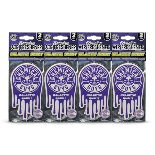 Chemical Guys, Hanging Air Fresheners, Galactic Scent, 12 Pack, for Cars - image 2