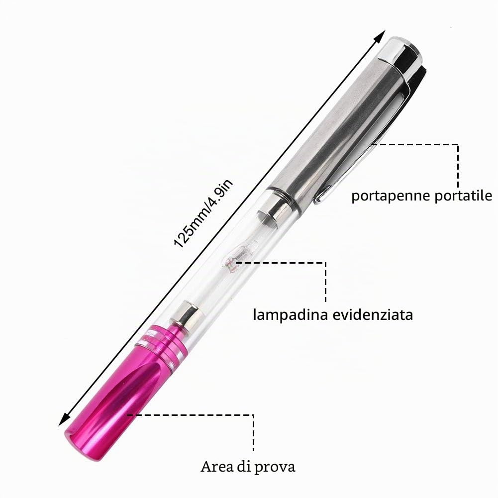 Penna per Test di Accensione, Tester Professionale per Candele di Accensione per Auto Cavi del di Accensione Test della Bobina Penna di Controllo Smontaggio Penna