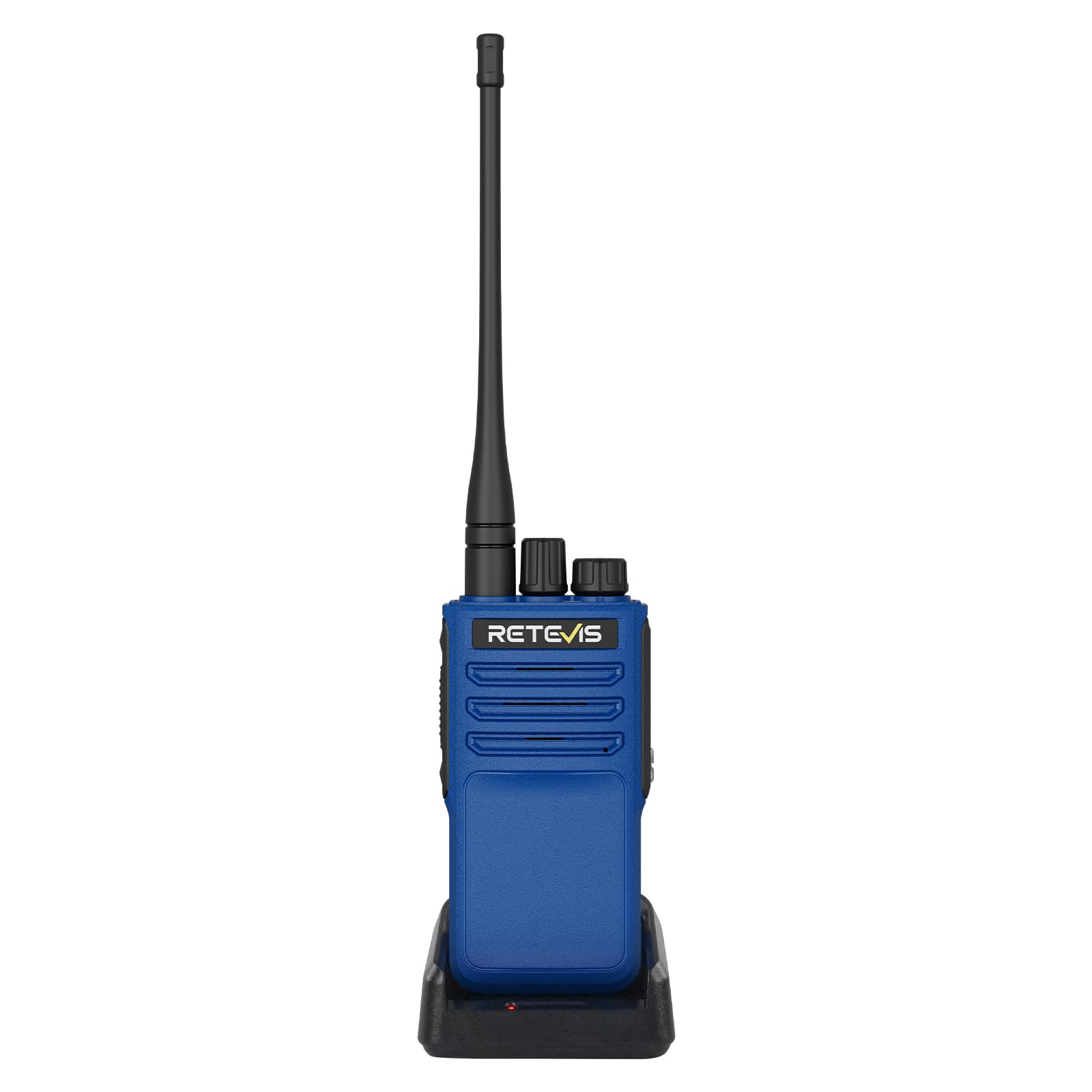 Retevis MateTalk E1 Explosionsgeschützter Walkie Talkie, IP68 Funkgerät | 2-Weg-Funk mit Notfallalarm, Unterstützt DMR- und NXDN-Digital Modi, 2450mAh, für Raffinerien (Blau, 1 Stück)