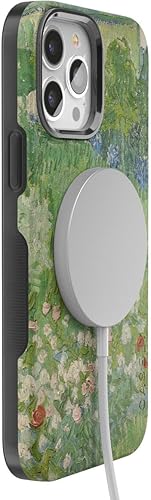 Miniatura 758 de Casely Funda para iPhone 13 Pro Max Jardín dorado Floral de girasol amarillo Compatible con MagSafe Diseño protector audaz Jardín Dorado