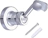 HIMREYLD Shower Head Holder Bracket - Copper, Chrome Plated 360 Degrees Adjustable Wall Mount for Handheld and Standard Shower Hose