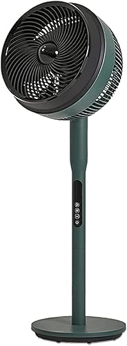 Ventilador eléctrico silencioso con soporte de pedestal, ventilador oscilante 3D, ajuste de 14 velocidades, altura e inclinación ajustables con