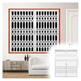 Reja de Seguridad Plegable para Ventanas (60, Ideal para Zonas residenciales y escuelas (110 x 100 cm)