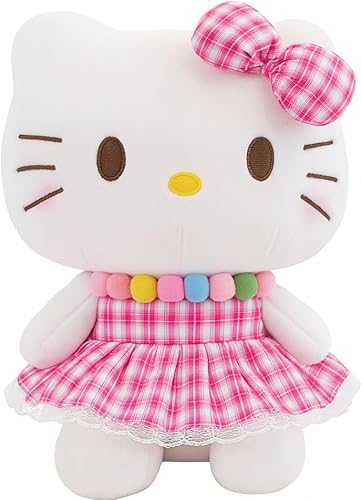 Miniatura 10 de AlphaDesignLuxe Hello Kitty - Juguete de peluche de 17.5 pulgadas (17.7 in), linda almohada de gato suave para niñas, juguete de regalo de