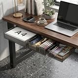 3 Pack Under Desk Drawer Organizer,Large & Medium & Small Pull Out Drawer for Office,Under Desk Storage Drawers,Hidden Storage Organizer,Under Cabinet Drawers Slide Out (Matte Black)