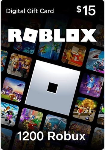 Roblox Gift Card Code - 1200 Robux Or $15 Roblox Robux Roblox Gift Card 1200 (Gift Card Code Only)