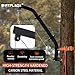 Atflbox Tree Mounted Game Hoist for Hunting with Winch and Ratchet Strap, 500LBS Capacity Hunting Deer Hanger, 26FT Steel Cable Heavy Duty Deer Hoist for Skinning, Hanging Deer Feeder Hoist