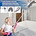 9PCS Dusters for Cleaning,Extendable Microfiber Duster with Extension Pole Up to 100'',Bendable Washable and Reusable Dusters Kit for Ceiling Fans, High Ceilings,Blinds,Furniture and Cars