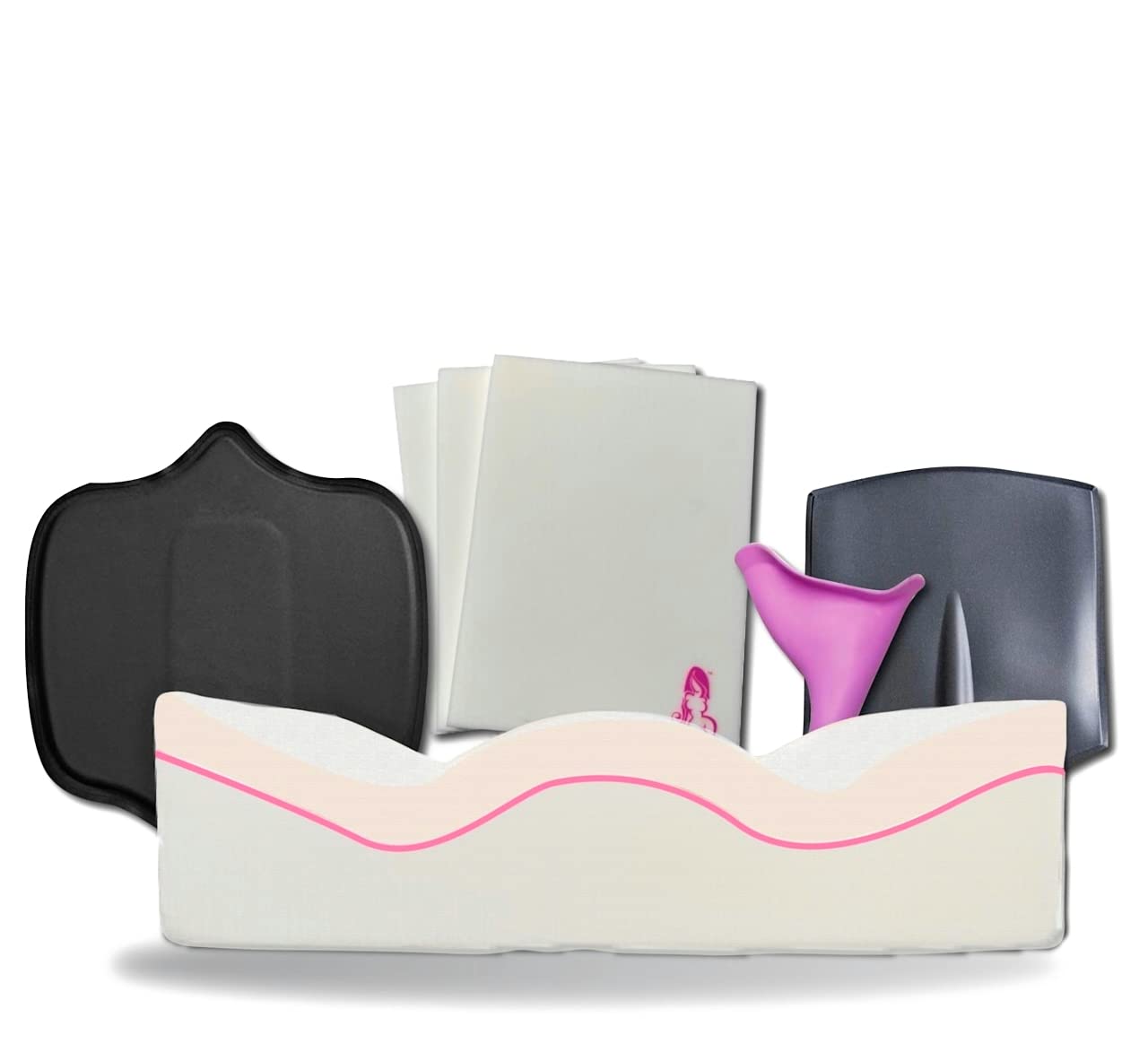 BBL Pillow After Surgery Lifting Cushions, Portable Butt Pillow with 3 Lipo Foam Board, Soft Butt Cushion Lipo Foams Post Surgerys, Booty Pillows with Ab Board Post Surgery Liposuction