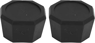 VGEBY 2pcs Tennis Racket Butt Cap, Tennis Dampener Tennis Racket Silicone End Cover to Reduce Vibration for Racquetball Racket