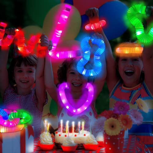 image for Kannove Halloween Glow Sticks Toys Gifts for Toddlers-6 PCS Light Up P