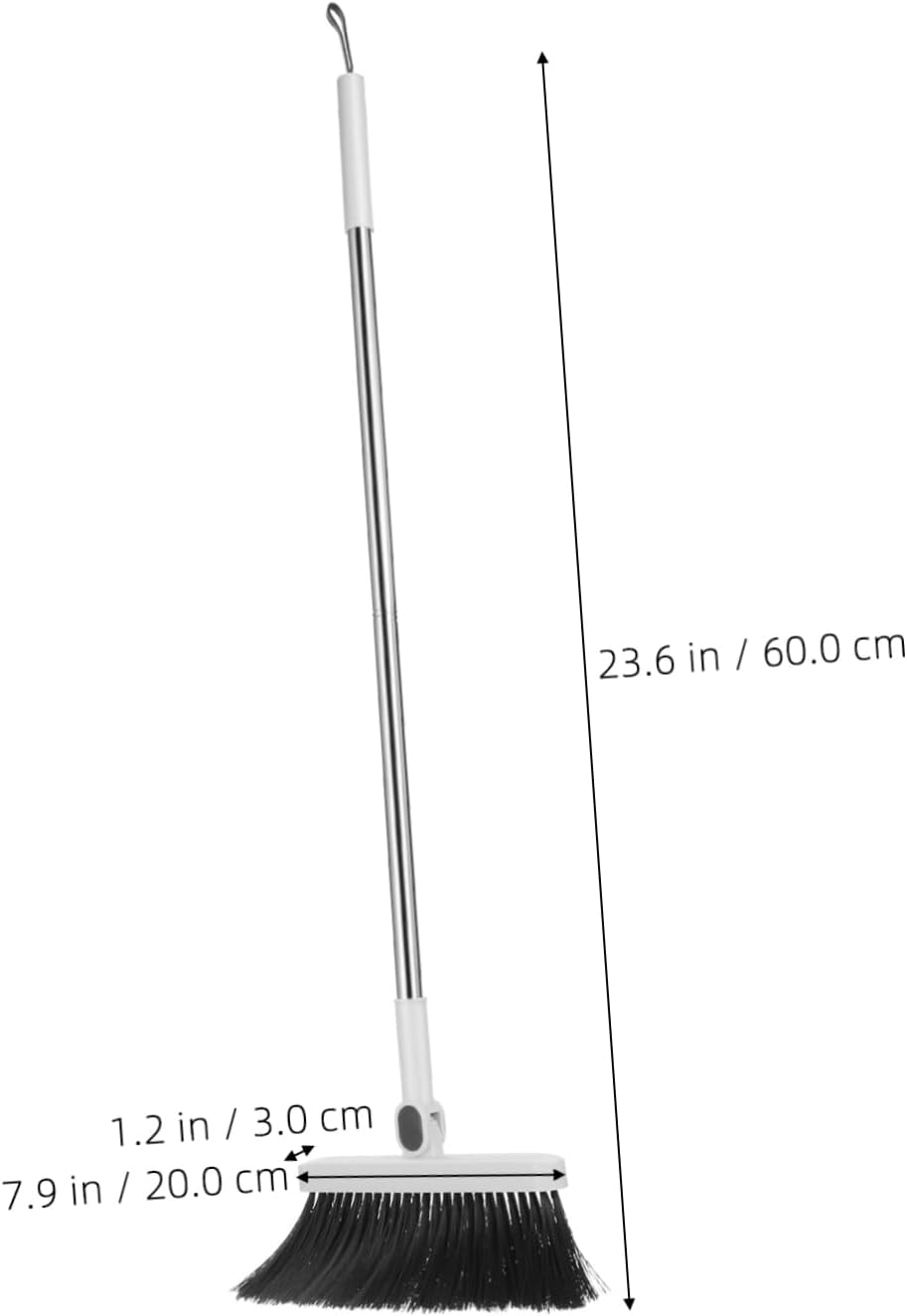Foldable Broom with Dustpan Set for Indoor Outdoor Cleaning Space Saving Design with Retractable Teeth Dustpan Long Handle Sweeping Tool for Home Kitchen Office Use