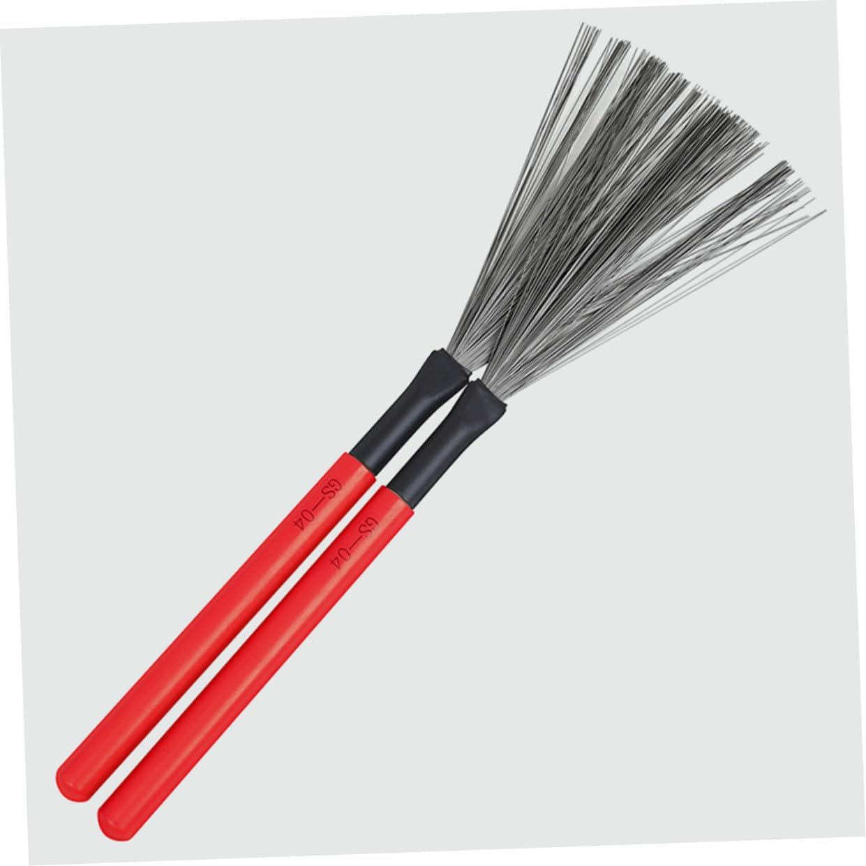 1pair Maple Handle Drum Brush Percussion Brush for Beginner Drummers Lightweight and Portable for Boys and Girls and Adults